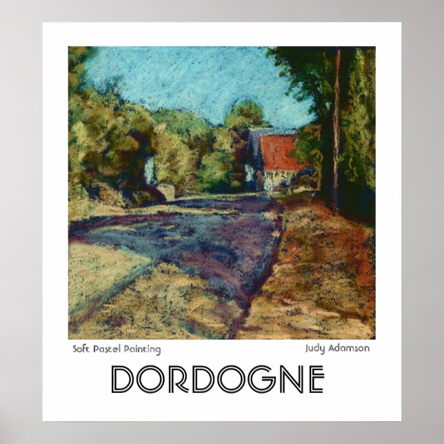 'Dordogne' Skriv ut eller Poster (Framsidan)
