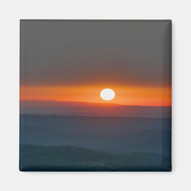 Dordogne soluppgång magnet (Framsidan)
