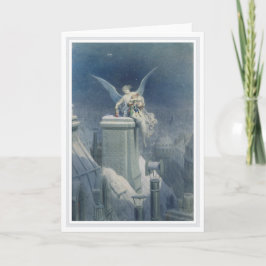 Dore Angel-hälsningskort Helgkort