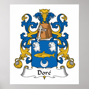 Dore familjvapensköld poster