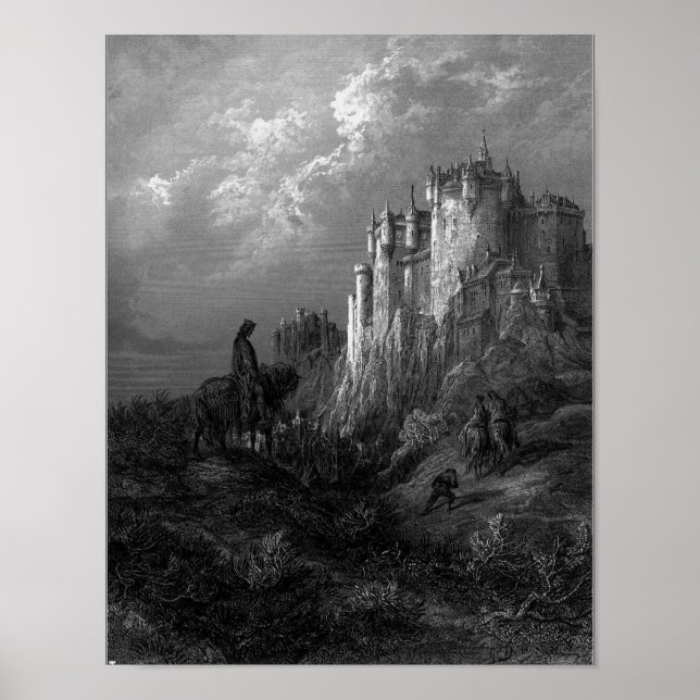 Dorés illustration av Camelot Poster (Framsidan)