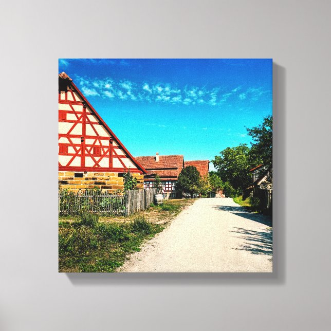 Dorfstraße Canvastryck (Framsida)