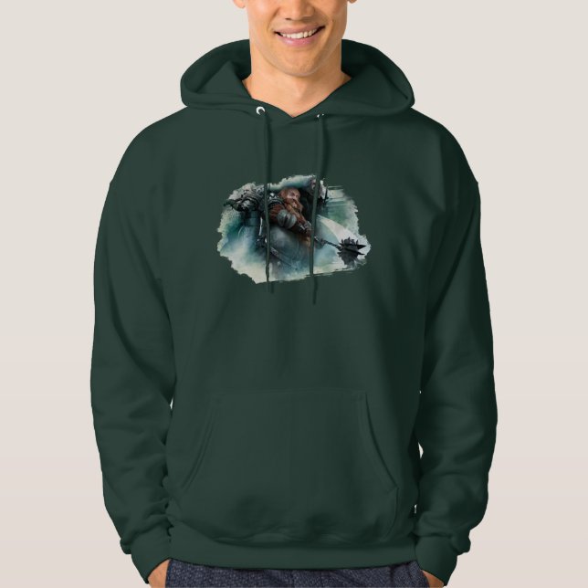 Dori, Bombur & grafiska Oin Sweatshirt Med Luva (Framsida)