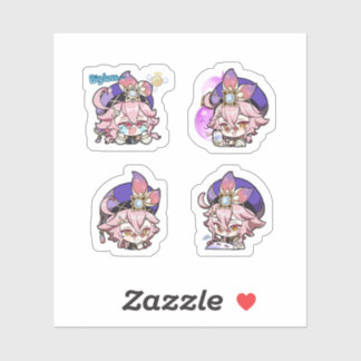 Dori Genshin Impact 4-pack Stickerark Klistermärken