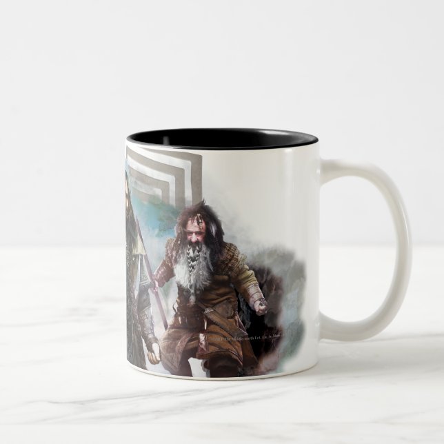 Dori, Kili och Bifur Två-Tonad Mugg (Höger)
