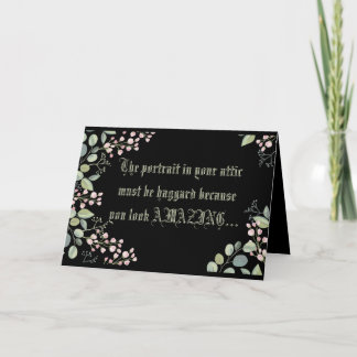 Dorian Grått-födelsedagskort Kort