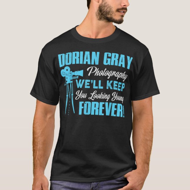 Dorian Grått Fotography TShirt T Shirt (Framsida)