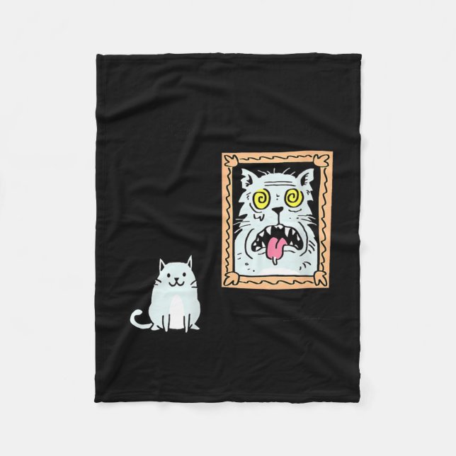 Dorian Gray's Cat Teeshirt From Skunkbear  Fleecefilt (Framsidan)