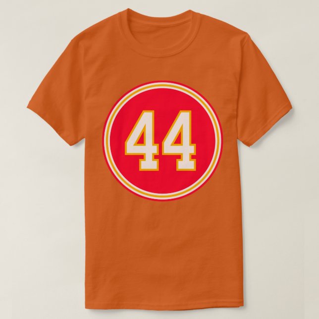 Dorian ODaniel 44 Jersey Kansas City Chiefs T Shirt (Design framsida)