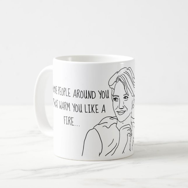 Dorinda RHONY - Låt inte avfyrabrännskadan dig Kaffemugg (Framsida vänster)