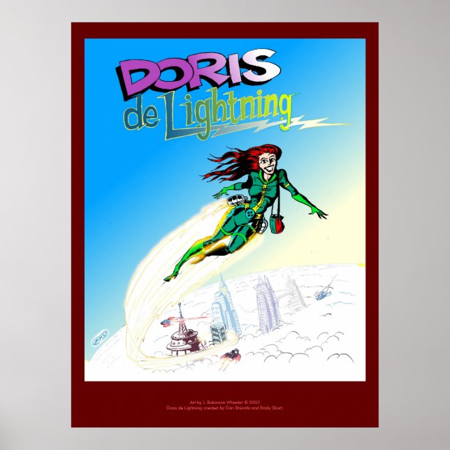 Doris de Lightning poster (Framsidan)