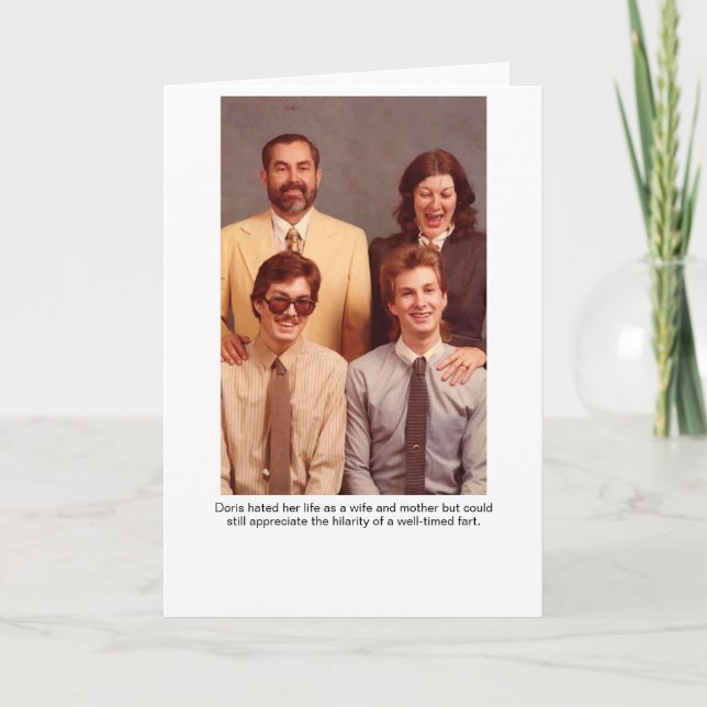 Doris Maka och Mor Greeting Card Kort (Framsida)