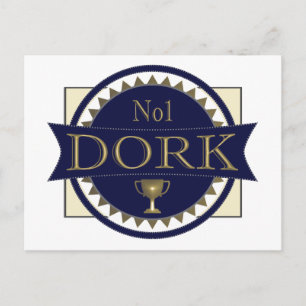 Dork Award Anpassningsbar vykort