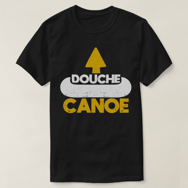 Dork Canoe Self DeprecRecRecing Arrow Up Funny T Shirt (Design framsida)