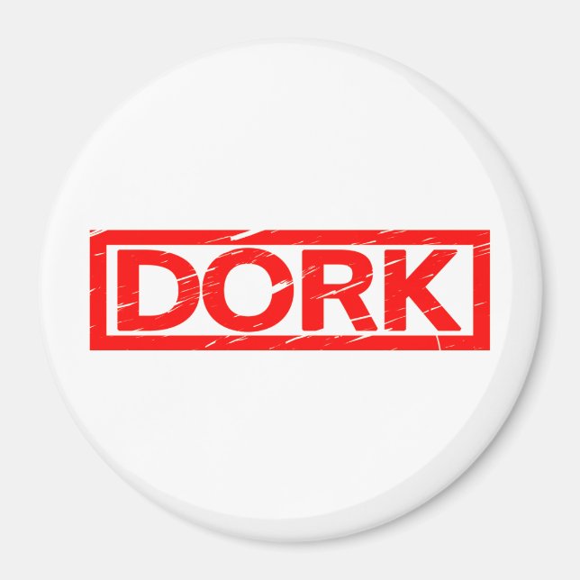Dork Frimärke Magnet (Framsidan)