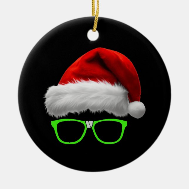 Dork Julen före Christmas Julgransprydnad Keramik (Framsidan)