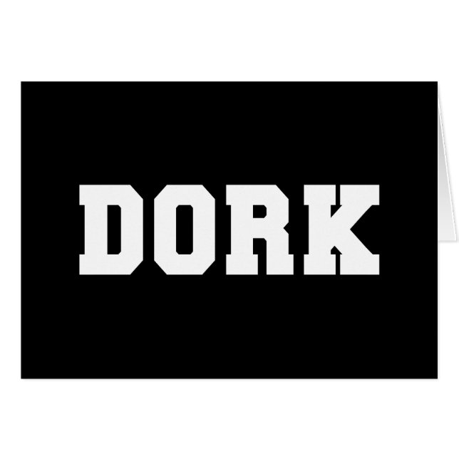 DORK-KORT HÄLSNINGSKORT (Framsidan Horizontal)