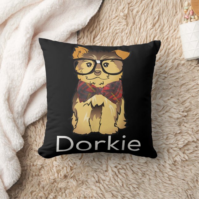 Dorkie Rolig Dorky Yorkie Hund Kudde (Filt)