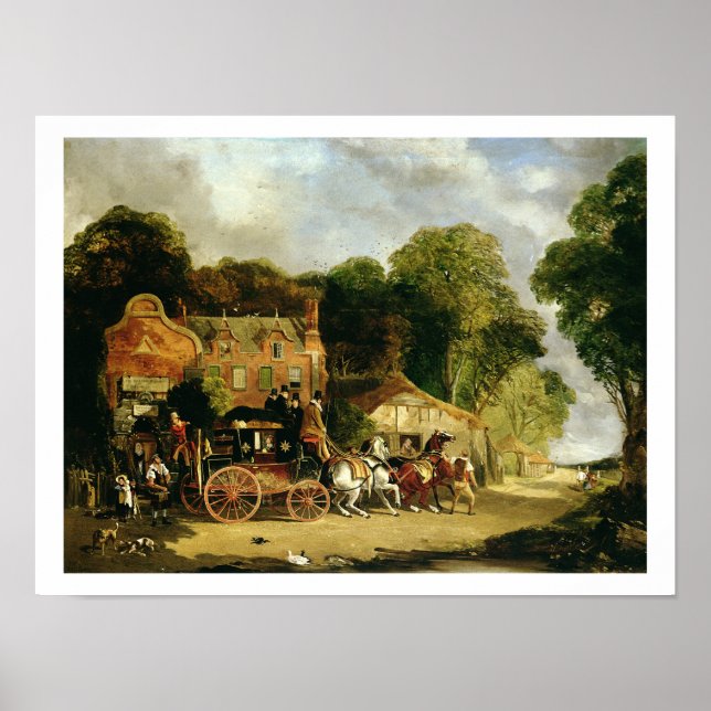 Dorking and London Royal Mail lämnar Mar Poster (Framsidan)