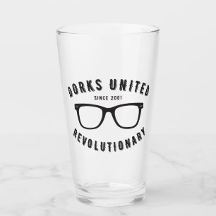 DORKS United Revolutionary Pint Glass Glaskopp