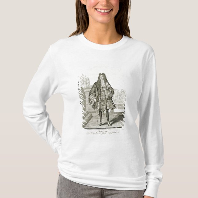 d'Orleans "för Monsieur" annars Philip Duc av T Shirt (Framsida)