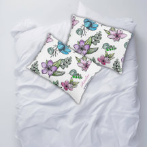 Dorm Essentials Watercolor Flowers Personalize
