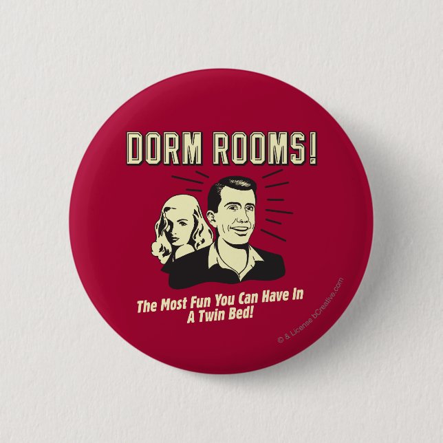 Dorm Room: De flesta Roligtar, dubbla band Knapp (Framsida)