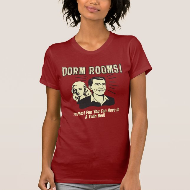 Dorm Room: De flesta Roligtar, dubbla band T Shirt (Framsida)