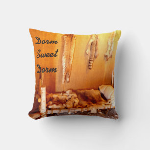 Dorm Sweet Dorm Funny Rustic Bunkhouse Square Kudde