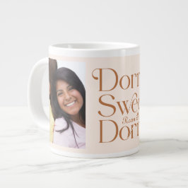 Dorm Sweet Dorm Two Photo Terracotta Jumbo Mugg