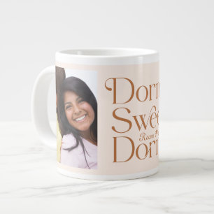 Dorm Sweet Dorm Two Photo Terracotta Jumbo Mugg