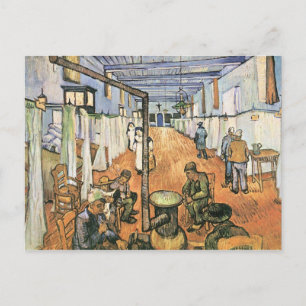 Dormitory in the Hospital in Arles by van Gogh Vykort