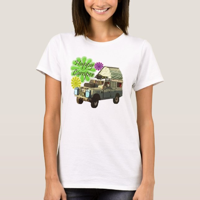 Dormobile lyckligcampare t shirt (Framsida)