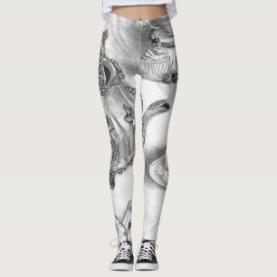 Dormouse All över damasker Alice i underland Leggings