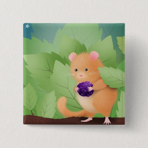 Dormousemiddagen - knäppas emblem knapp