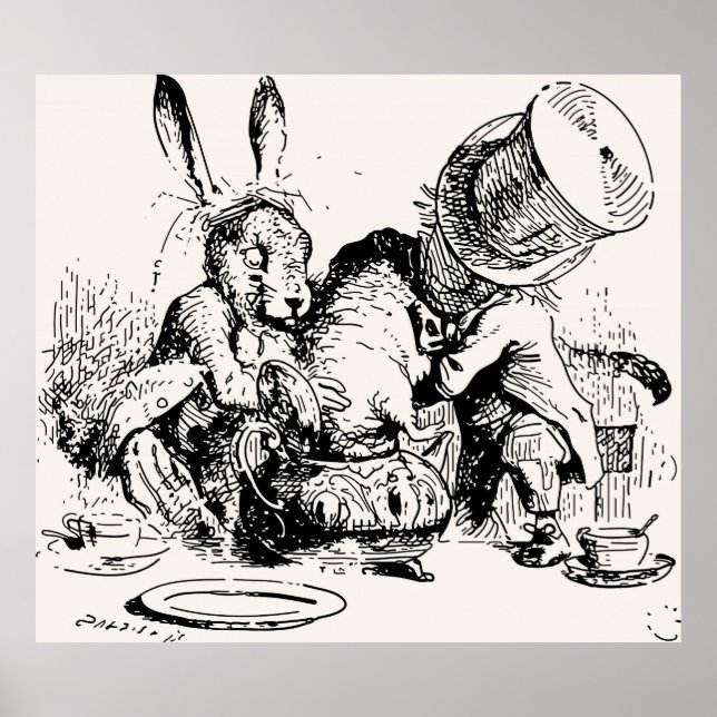 Dormus i Tekannan Mad Tea Party Poster (Framsidan)