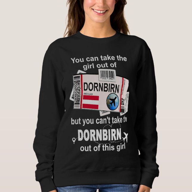 Dornbirn Boarding Pass  Dornbirn Girl  Dornbirn T Shirt (Framsida)
