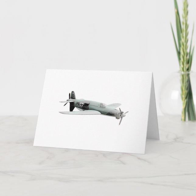 Dornier 335-plan stort Hälsning Kort (Framsida)