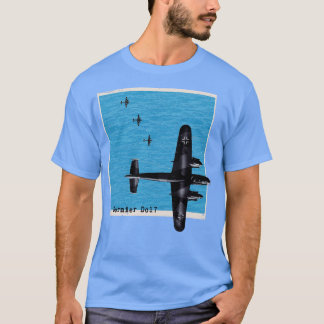 Dornier Do17 WW2-bombplan över havet T Shirt