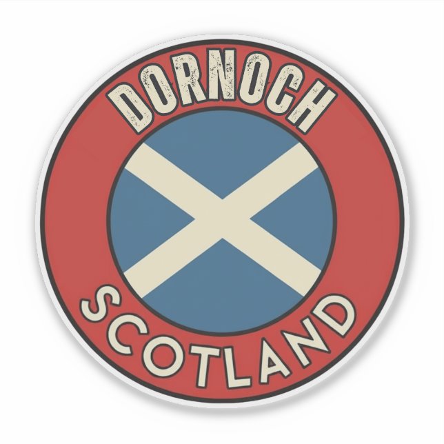 Dornoch, Skottland Klistermärken (Framsida)