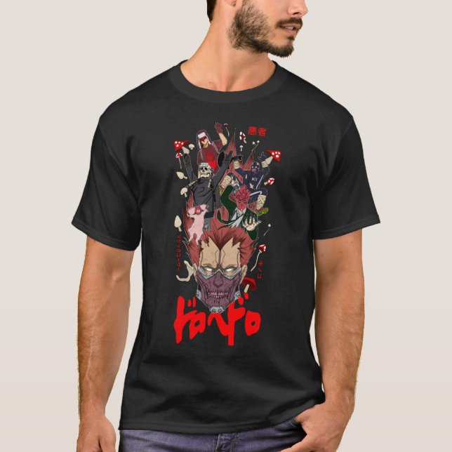 Dorohedoro anime tecknad-gåva t shirt (Framsida)