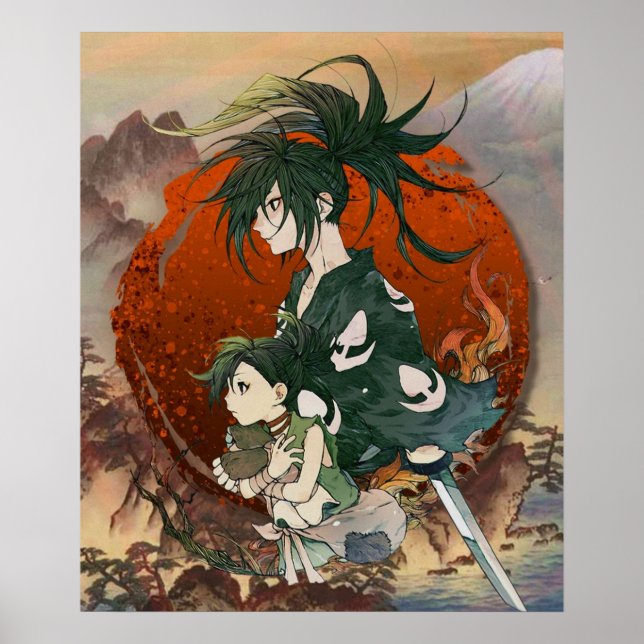 Dororo och hyakkimaru poster (Framsidan)