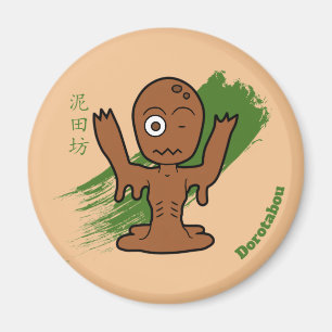 Dorotabo- japansk leraZombie Yokai Magnet