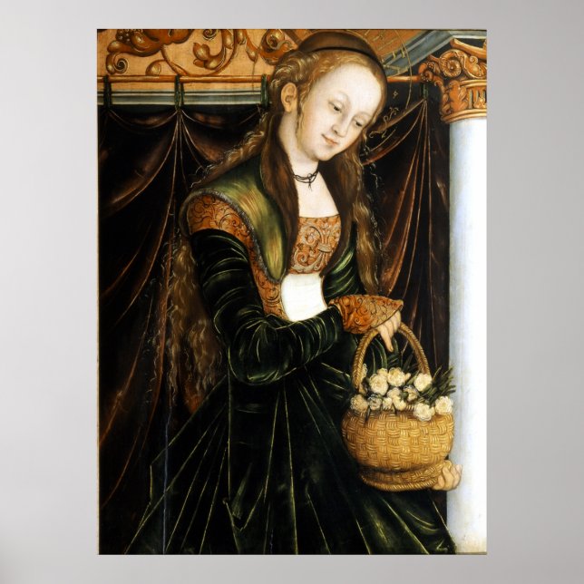 Dorothea - Cranach the Elder - c1530 Poster (Framsidan)