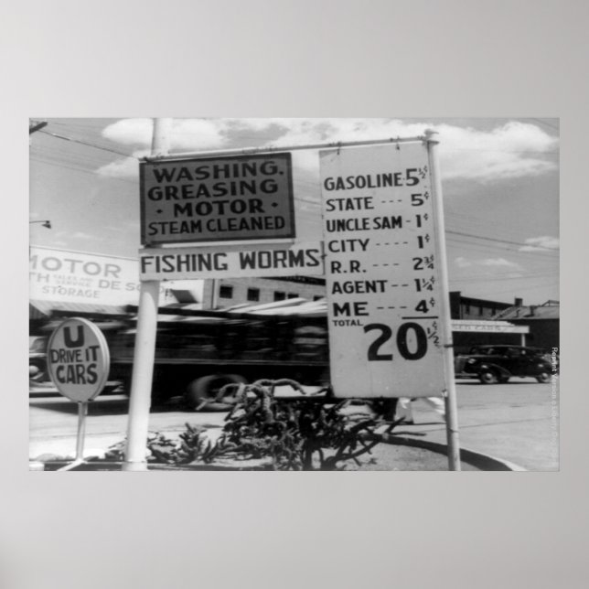DOROTHEA LANG BERÖMD PHOTOGRAFI - GASPRISER POSTER (Framsidan)