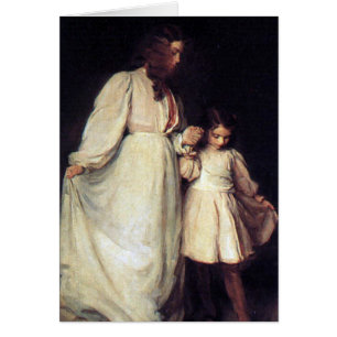 Dorothea och Francesca Hälsningskort