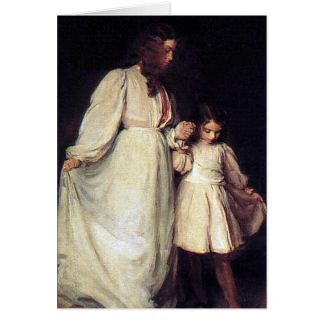 Dorothea och Francesca Hälsningskort (Framsidan)