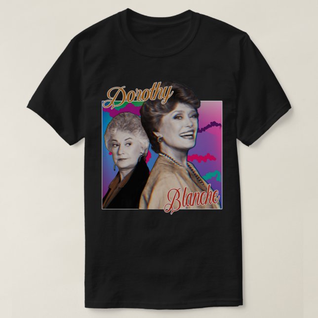 Dorothy Blanche Graphic Design 80s Stil T Shirt (Design framsida)