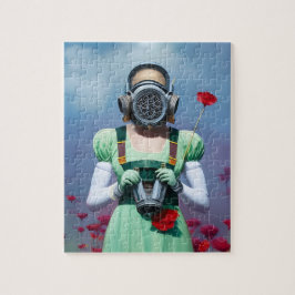 Dorothy i en gasmask pussel