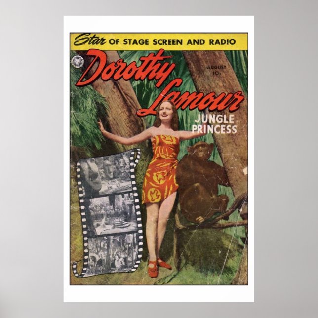 Dorothy Lamour Jungle Princess Poster (Framsidan)